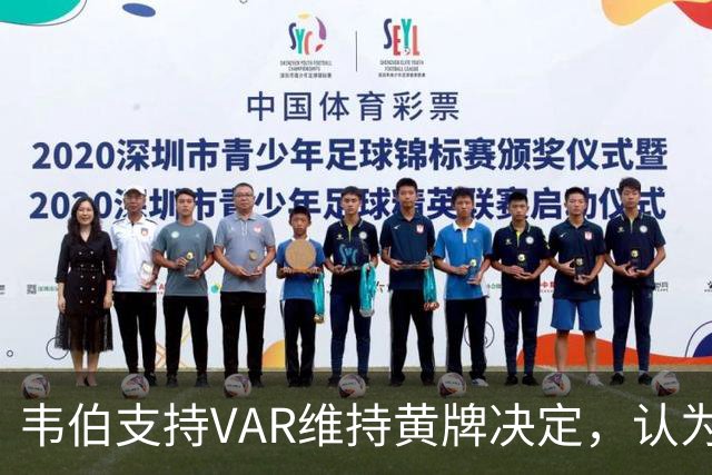 韦伯支持VAR维持黄牌决定，认为飞铲不达红牌标准